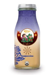 280ml Cappuccino Coffee with Glass bottle